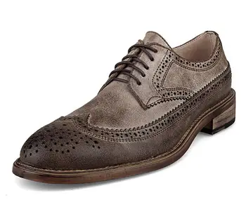 Āpsis vīriešu kurpes īstas ādas retro cirsts vīriešu kurpes Britu stila zemu top bizness ikdienas ādas kurpes vīriešu modes