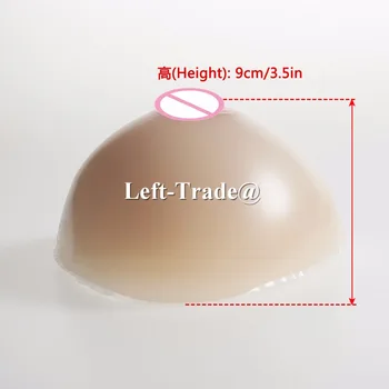 Pliks ādas silikona krūšu implantiem, 1400g/pārī Trīsstūris silikona krūšu formas sievietēm