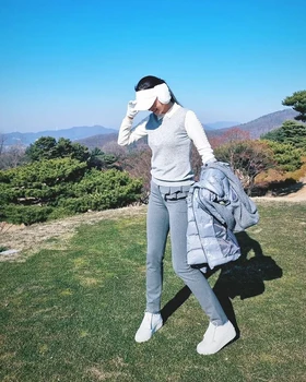 Golfa bikses sieviešu 2022 jauns stils, elpojošs, ātri žāvēšanas taisni deviņu punktu bikses #W621916
