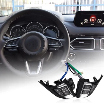 Multifunkciju Stūre Pārslēgtu Audio Bluetooth Kruīza Kontroles Slēdzi, Poga priekš Mazda 3 Atenza Axela CX5 CX-4 CX-5