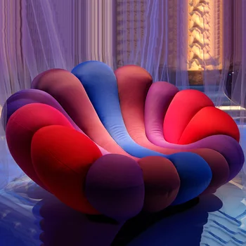 GY Pasūtījuma Dizaineru Jaunās Mākslas Krāsa Atpūtas Radošo Vizbulis Krēslu Hotel Modelis Istabas Ziedlapiņas Krēsls
