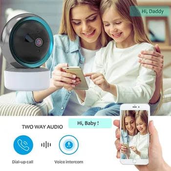 Tuya Smart Home Security Aizsardzības Smart Home Uzraudzības WiFi CCTV Video Kameras Bērnu Uzraudzīt Darbību, Kamera, Video Ieraksti