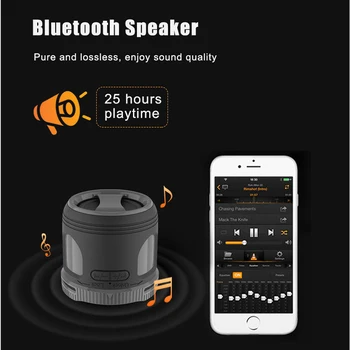 5 in 1 Magnētu Ūdensizturīgs Bezvadu Bluetooth 5.0 V Stereo Auto Audio Kempings 4000mAh Zibspuldzes Jaudas Mobilā Tālruņa Uzlādes 6