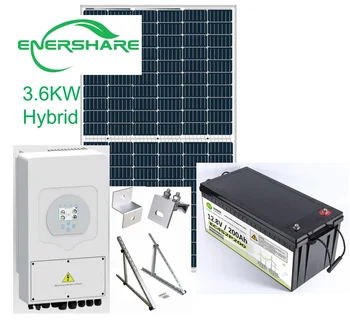 5 Kw/10kwh Off-grid/hibrīda Akumulatora Enerģijas Uzglabāšanas Mājsaimniecības Pieteikumu 5kw Off Režģis, Hibrīda Saules Vēja Enerģijas Sistēmas