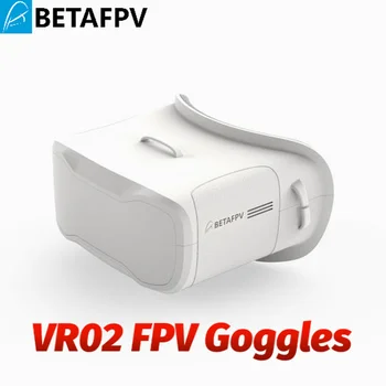 BETAFPV VR02 FPV Aizsargbrilles 4.3 collu 800*480px ar 5.8 GHz 40ch uztvērēju FPV sacīkšu dūkoņa RC Modeļa lidmašīnas