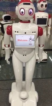 Navigācijas šķēršļu izvairīšanās smart Viesmīle robots Pakalpojumu SNIEGŠANU, ANGĻU VERSIJA dialogu Robots