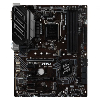MSI Z390-PRO Mātesplati LGA 1151 Intel Z390 DDR4 64GB Core i9/i7/i5/i3 Sākotnējā Darbvirsmas MSI Z390-PRO Mainboard 1151 M. 2