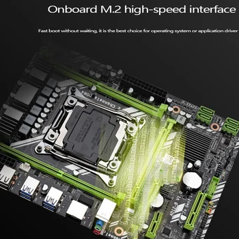 X99-D4 Datoru Mātesplati Dual Channel Atbalstu Xeon E5-2011 V3/V4 Pilnu Sēriju Studio Spēle Mātesplati