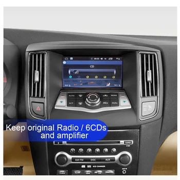 Octa Core HD Auto Android Radio Maxima A35 2009 2010 2011 2012 2013 Ekrānu, GPS, Stereo Carplay Multivides Bluetooth Cam