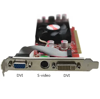 Augstas Kvalitātes pavisam Jaunu G raphics Karte Radeon x1650 Pro PCI-E 16x 256MB DDR2, Video Karte VGA + DVI + S-Video saskarne