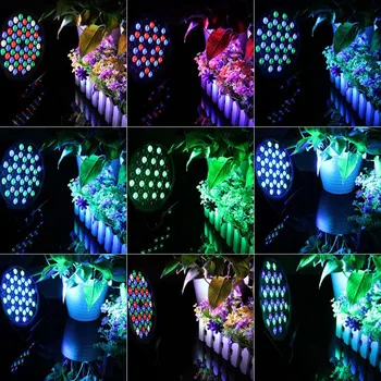 LED Stage Light, Lampas RGBW PAR Gaismas 54pcs Led 54W Skaņas aktivizēta Auto DMX512 Disko Gaismas, DJ Puse Kāzu Kluba Pub KTV