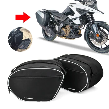 Motociklu bagāžas somas Paplašināma Iekšējo Somas Black Bagāžnieka Iekšējās Somas SUZUKI V-Strom 1050A / XT VSTROM 1050A