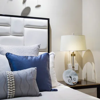 Vienkārši K9 kristāla galda lampas, postmoderna paraugs istaba dzīvojamā istaba guļamistaba gultas Viesnīca dizaineris mīksta apdare projektu