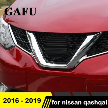 Priekš Nissan Qashqai J11 j11 ABS un Hroma Apdari Automašīnas Priekšējo Resti Grila Vāka Apdare Molding Auto Piederumi 2016 2017