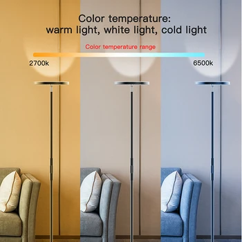 Magic Mājas Modernu LED Grīdas Lampa RGB Gaismas Grīdas Krāsains Guļamistaba, Ēdamistaba Atmosfēru Apgaismojums Kluba Mājas Iekštelpu Dekori Standin