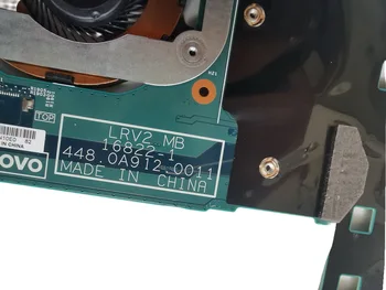 Sākotnējā Lenovo Thinkpad X1 Jogas 2nd Gen Klēpjdators mātesplatē I7-7600U 16GB FRU 01AX856 16822-1 448.0A912.0011 pārbaudīta g