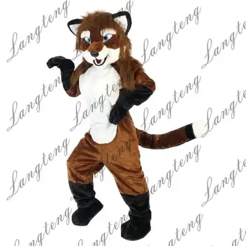 Fox Talismans Kostīmu Fursuit Uzvalks Cosplay Party Masku Tērpiem Reklāmas Veicināšanas Halloween Karnevāls Pieaugušajiem Parāde