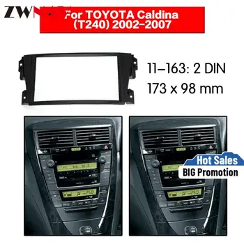 Auto DVD Atskaņotājs rāmis 2002-2007 Toyota Caldina 2DIN Auto Radio Multimediju NAVI fascijas