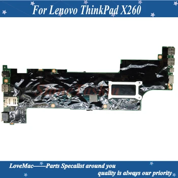 Augstas kvalitātes BX260 NM-A531 Lenovo ThinkPad X260 klēpjdators mātesplatē FRU 01EN199 01HX051 00UP196 I7-6600U DDR4 pārbaudīta