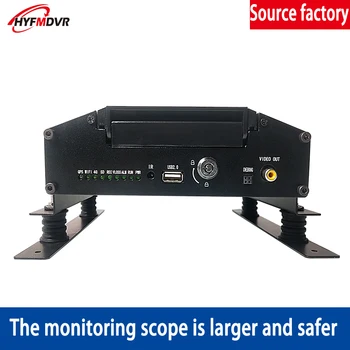 Hd AHD960P pikseļu 8channel uzraudzības uzņēmējas atbalsta attālo reālā laika video monitorings triecienizturīgs cietais disks MDVR docking OBD