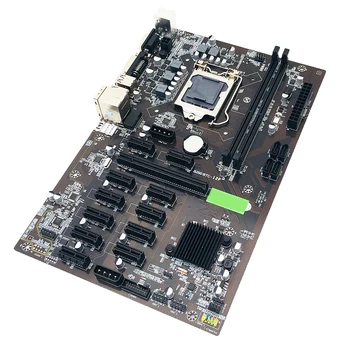 B250 Mātesplati 12X PCIE Grafikas Kartes Slots DDR4 SATA3.0 BTC Atbalsta VGA Ieguves Mātesplati Kartes Etherum