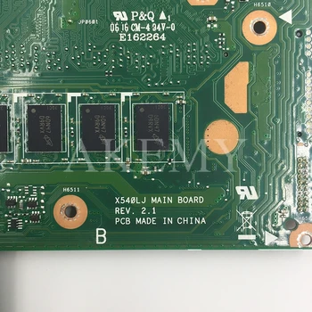 Akemy X540LJ mātesplati Par Asus X540L F540LA X540LA Klēpjdators mātesplatē 4G RAM, I5-5200U GT920M-2GB REV2.1 Pārbaudes darbs
