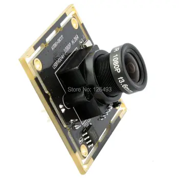 1080p 2.1 mm platleņķa objektīvs H. 264 / MJPEG cmos mini cctv kameras usb moduli