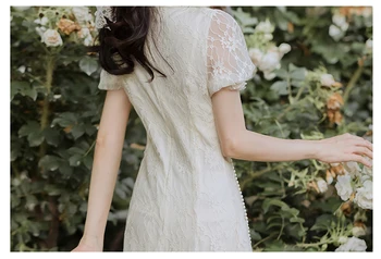 Pasaku ImmortalTemperament Valsts Uzlabota Versija Ķīniešu Stila Sieviešu Cheongsam Kleita vasaras kleita