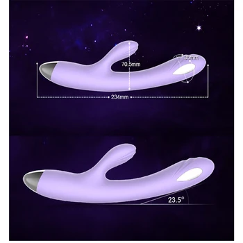 Sieviešu Masturbator Strāvas Impulsu, Lai Stimulētu G-spot Multi-Frequency Masāža Vibrators Violetā Izslēgt Mīksto Pieaugušo Erotiska Seksa Produkti