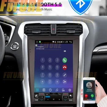 128G Android 11.0 Auto Multimedia Player Ford Mondeo 2013-2018 GPS Navigācija, Video, DVD, Radio, Stereo 2 Din Carplay Galvas Vienības