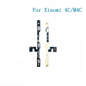 50gab/daudz Xiaomi 4C/M4C Slēdzis, Skaļuma Ieslēgšanas Izslēgšanas Poga Flex Kabelis Lentes Rezerves Daļas