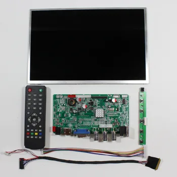 HD MI VGA BNC USB Audio LCD kontrolieris valdes JX-V2959-AVM ar 10.1 collu B101EW05 1280x800 IPS lcd panelis