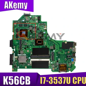 K56CB Mātesplati I7-3537U CPU V2GB Par Asus K56C K56CB S550C A56C A56CM Klēpjdators mātesplatē K56CB Mainboard