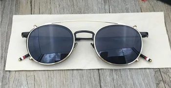 Tautas saulesbrilles dubultā slāņa noņemams vintage klipu brilles vīriešu tuvredzīgs rāmi, sieviešu, saules brilles, saulesbrilles vīriešiem