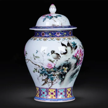 Jingdezhen Keramikas pastelis ziedi blūmings bagāti un cēlu mazo vispār var tēja var pamosties tēja ar vāku mitruma izturīgs zīmogs