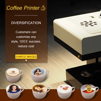 Colorsun DIY dizaina kafijas printeri mākslas dizaina dzērienu cepumu krēms, kūka, cepumi pārtikas šokolādes kafijas printeri/ latte printeri