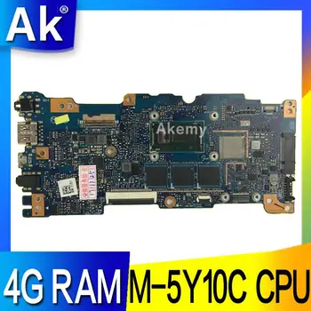 AK UX305FA Portatīvo datoru mātesplati Par Asus UX305FA UX305F UX305 Testa sākotnējā mainboard 4G RAM M-5Y10C CPU