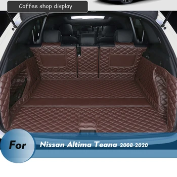 Pasūtījuma Ādas Automašīnas Bagāžnieka Paklāji Nissan Altima Teana 2008-2020 Aizmugures Bagāžnieka Grīdas Paklājs Renes Paklāju Dubļiem