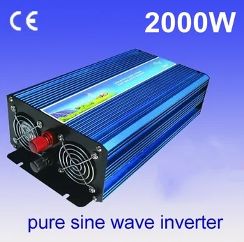 Barošanas 2000w pure sine wave DC24V, LAI AC100V 50HZ invertors Konvertētājs